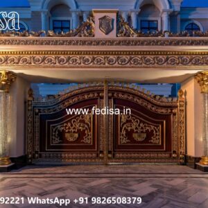 Gi Pipe Gate Design, Office Gate Design Residential Gate-wpc Wood Gate