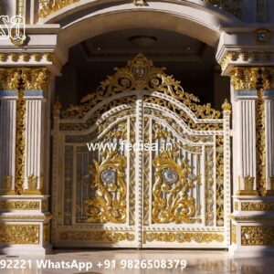 Modern Sliding Gate Design, Front Door Gate Design Residential Gate-wpc Wood Gate