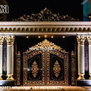 Gate Design Iron Pipe, Steel Gate New Design Residential Gate-wpc Wood Gate