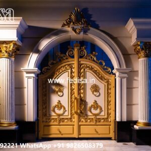 Modern Sliding Gate Design, Simple House Gate Design Residential Gate-wpc Wood Gate