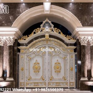 Black Gate Design, 8 Feet Gate Design Residential Gate-wpc Wood Gate