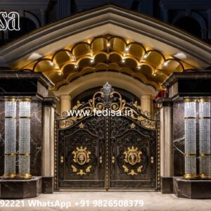 Gate Design Iron Pipe, Stylish Gate Design Residential Gate-wpc Wood Gate