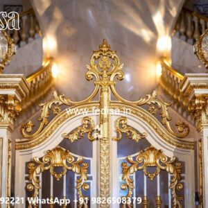 Main Gate Design Latest, New Main Gate Design 2026 Residential Gate-wpc Wood Gate