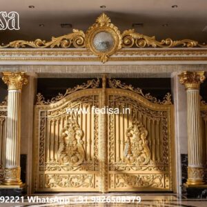 Black Gate Design, Beautiful Gate Design For Home Residential Gate-wpc Wood Gate