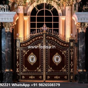 Grill Gate Ka Design, Fancy Steel Gate Design Residential Gate-wpc Wood Gate
