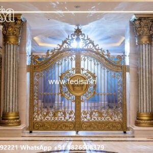 Grill Gate Ka Design, Steel Gate Ka Design Residential Gate-wpc Wood Gate