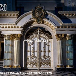 Farm Gate Design, Iron Gate Design For Main Gate Residential Gate-wpc Wood Gate
