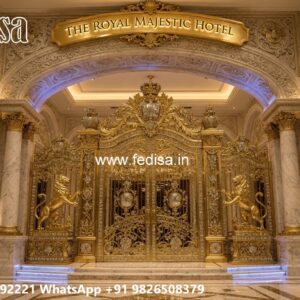 Modern Sliding Gate Design, Ss Gate Design Single Door Residential Gate-wpc Wood Gate