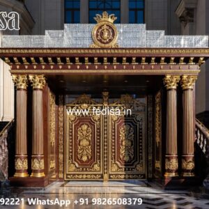 Fabrication Gate Design, Acp Sheet Gate Design Residential Gate-wpc Wood Gate