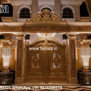 Grill Gate Ka Design, Latest Steel Gate Design 2026 Residential Gate-wpc Wood Gate