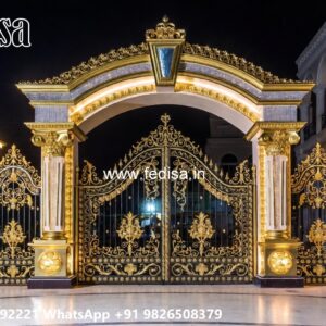 Black Gate Design, Wood Gate Design For House Residential Gate-wpc Wood Gate