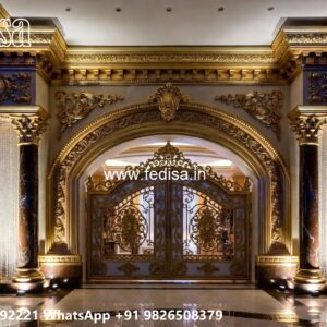 Grill Gate Ka Design, Iron Gate For Main Door Residential Gate-wpc Wood Gate