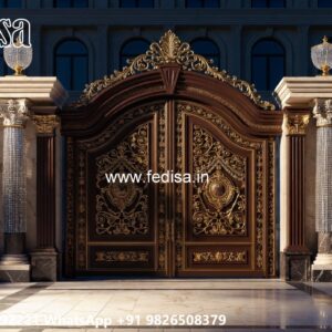Porch Gate Design, Pipe Gate Design Latest Residential Gate-wpc Wood Gate