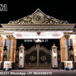 Grill Gate Ka Design, Bar Gate Design Residential Gate-wpc Wood Gate