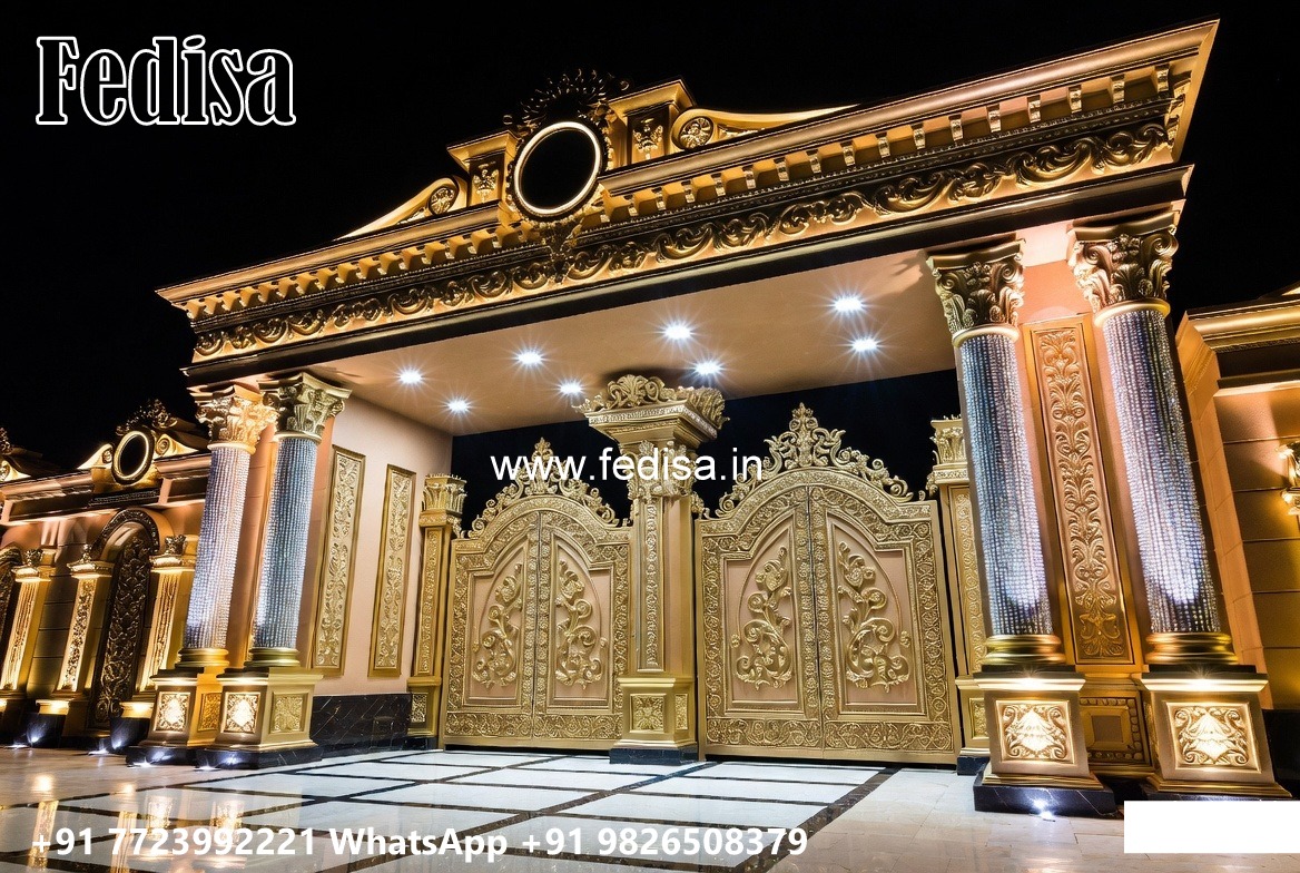 Gi Pipe Gate Design, Gate Ok Design Residential Gate-wpc Wood Gate