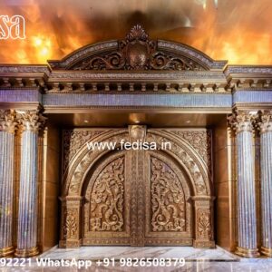 Main Gate Design Iron Pipe, Boundary Gate Ka Design Residential Gate-wpc Wood Gate