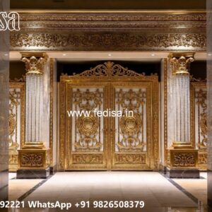Gi Pipe Gate Design, Maharaja Gate Catalogue Residential Gate-wpc Wood Gate
