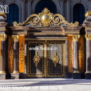 Farm Gate Design, Iron Steel Gate Design Residential Gate-wpc Wood Gate