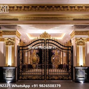 Main Gate Design Latest, New Iron Gate Design Residential Gate-wpc Wood Gate