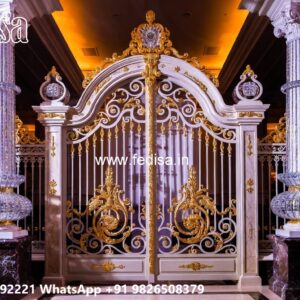 Gi Pipe Gate Design, Ss Main Gate Design 2026 Residential Gate-wpc Wood Gate