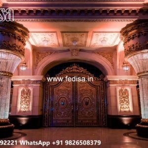 Gi Pipe Gate Design, Main Gate Steel Door Design Residential Gate-wpc Wood Gate