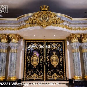 Fabrication Gate Design, Steel Gate Design And Price Residential Gate-wpc Wood Gate