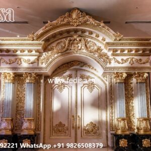 Fabrication Gate Design, Wall Compound Grill Design Residential Gate-wpc Wood Gate