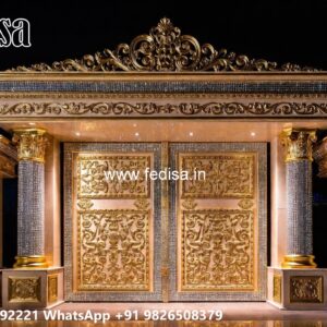 Main Gate Design Latest, Veranda Gate Design Residential Gate-wpc Wood Gate