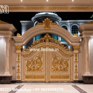 Gate Design Iron Pipe, Steel Ka Main Gate Residential Gate-wpc Wood Gate