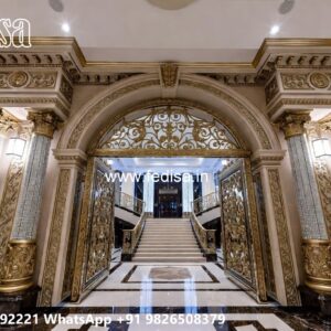 Porch Gate Design, Ss Front Gate Design Residential Gate-wpc Wood Gate