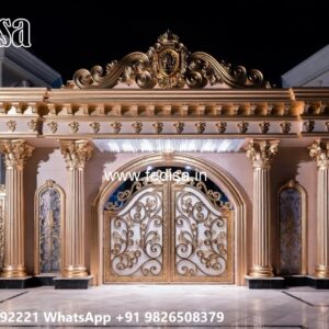 Farm Gate Design, Iron Modern Gate Design Residential Gate-wpc Wood Gate