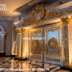 Main Gate Design Iron Pipe, Gate New Design 2026 Residential Gate-wpc Wood Gate
