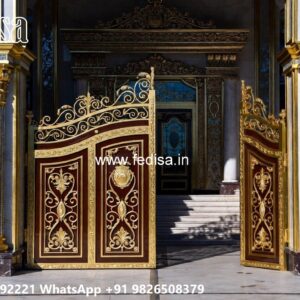 Porch Gate Design, Main Door Steel Gate Design Residential Gate-wpc Wood Gate