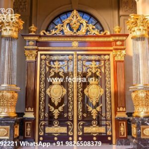 Main Gate Design Latest, Main Gate Laser Cutting Design Residential Gate-wpc Wood Gate