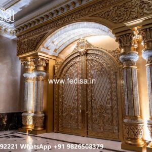 Gate Design Iron Pipe, Boundary Main Gate Residential Gate-wpc Wood Gate