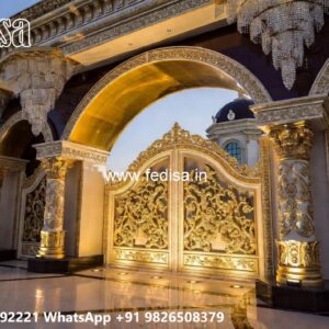 Gi Pipe Gate Design, Simple Modern Gate Design Residential Gate-wpc Wood Gate