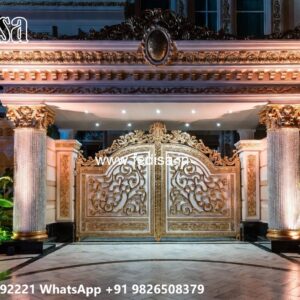 Grill Gate Ka Design, Gate Design 2026 Residential Gate-wpc Wood Gate