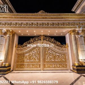 Main Gate Design Latest, Gate Design 2026 Iron Residential Gate-wpc Wood Gate