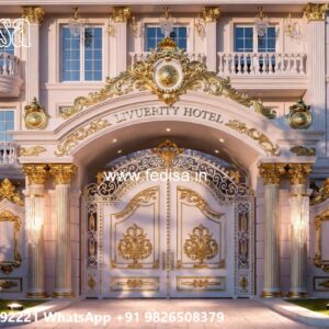 Main Gate Design Iron Pipe, Simple Gate Ka Design Residential Gate-wpc Wood Gate