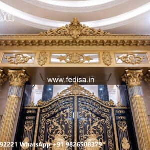 Main Gate Design Latest, Cnc Cutting Design For Gate Residential Gate-wpc Wood Gate