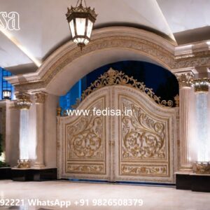 Grill Gate Ka Design, Gate Design Simple Home Residential Gate-wpc Wood Gate