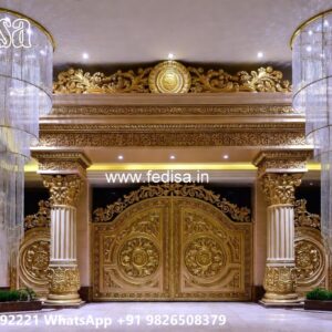 Grill Gate Ka Design, Steel Bar Fence Design Residential Gate-wpc Wood Gate