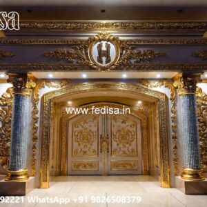 Black Gate Design, Grill Gate For Home Residential Gate-wpc Wood Gate