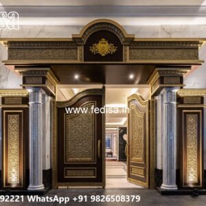 Main Gate Design Iron Pipe, Store Gate Design Residential Gate-wpc Wood Gate