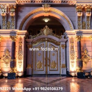 Gi Pipe Gate Design, Front Gate And Wall Design Residential Gate-wpc Wood Gate
