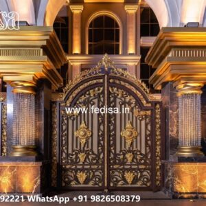Main Gate Design Iron Pipe, 4 Foot Gate Design Residential Gate-wpc Wood Gate