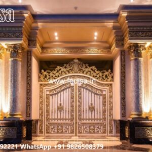 Gi Pipe Gate Design, Best Wooden Gate Design Residential Gate-wpc Wood Gate
