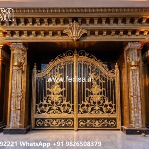Gate Design Iron Pipe, Gate Design 4 Feet Residential Gate-wpc Wood Gate
