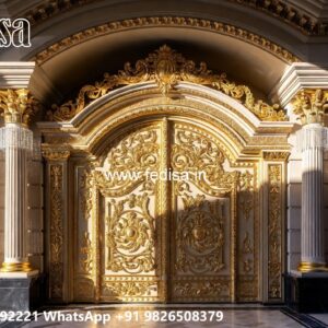 Farm Gate Design, Main Gate Design 5 Feet Residential Gate-wpc Wood Gate