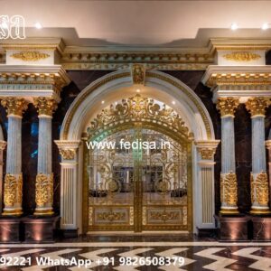 Gate Design Iron Pipe, Design Dar Gate Residential Gate-wpc Wood Gate